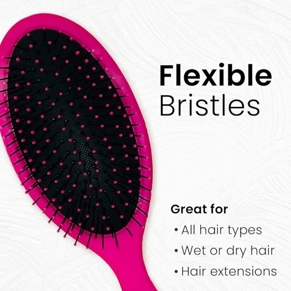New! Popbrush Detangler Hair Brush -Soho Pink